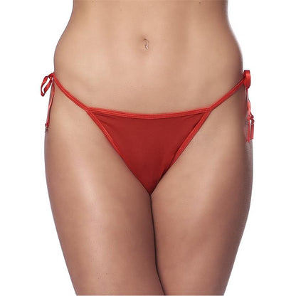 AMORABLE - TANGA FANTASÍA ROJO TALLA UNICA