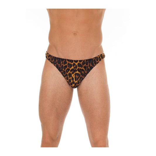 AMORABLE - TANGA LEOPARDO TALLA ÚNICA