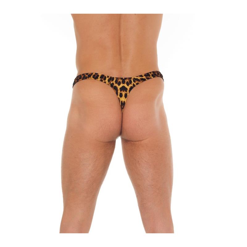 AMORABLE - TANGA LEOPARDO TALLA ÚNICA