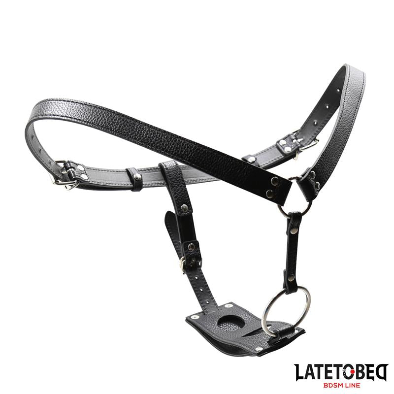 LATETOBED BDSM LINE - TANGA MUJER CASTIDAD STRAP ON TALLA ÚNICA