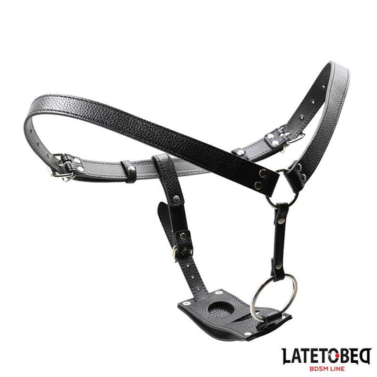 LATETOBED BDSM LINE - TANGA MUJER CASTIDAD STRAP ON TALLA ÚNICA