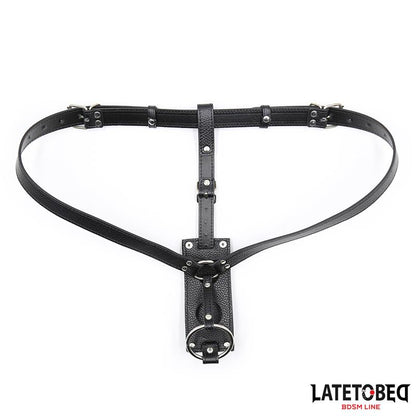 LATETOBED BDSM LINE - TANGA MUJER CASTIDAD STRAP ON TALLA ÚNICA