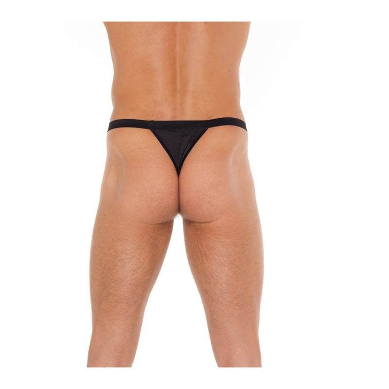 AMORABLE - TANGA NEGRO TALLA ÚNICA