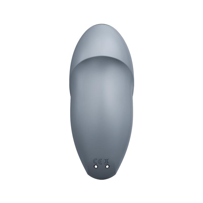 SATISFYER - TAP AND CLIMAX 1 VIBRADOR Y TAPPING GRIS