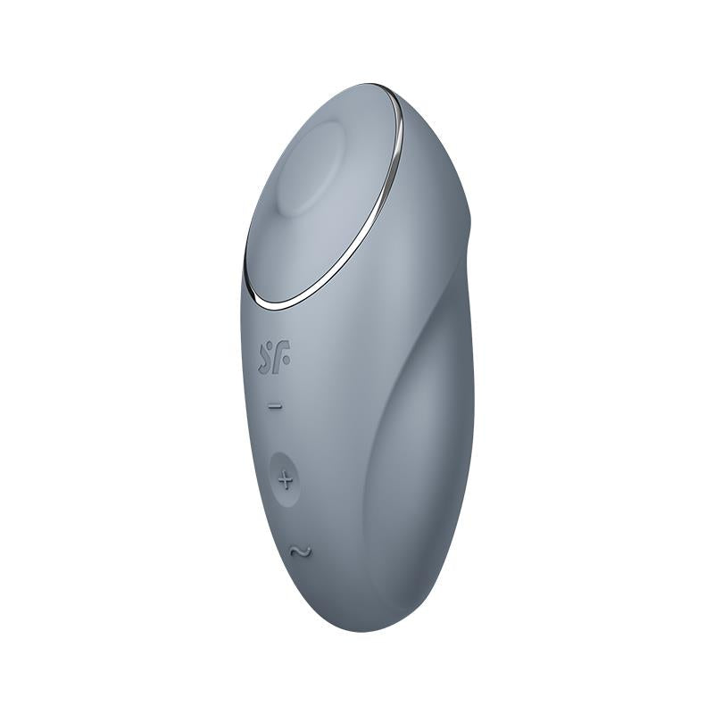 SATISFYER - TAP AND CLIMAX 1 VIBRADOR Y TAPPING GRIS