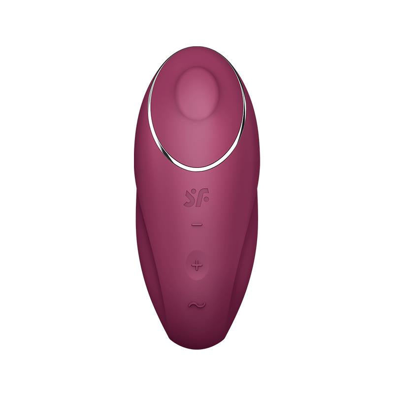 SATISFYER - TAP AND CLIMAX 1 VIBRADOR Y TAPPING ROJO