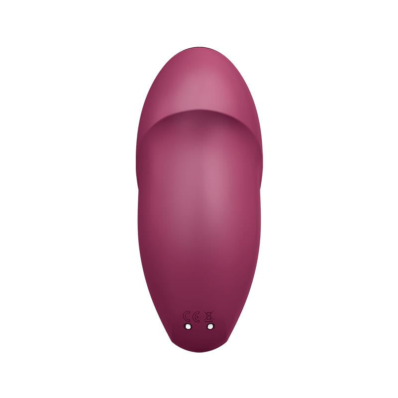 SATISFYER - TAP AND CLIMAX 1 VIBRADOR Y TAPPING ROJO