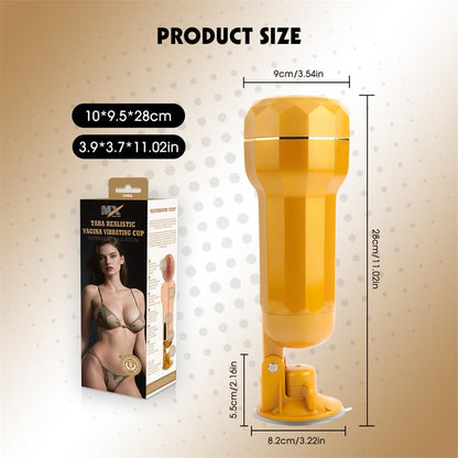 CHISA - TARA MASTURBADOR VAGINA REALISTA CON VIBRACIÓN