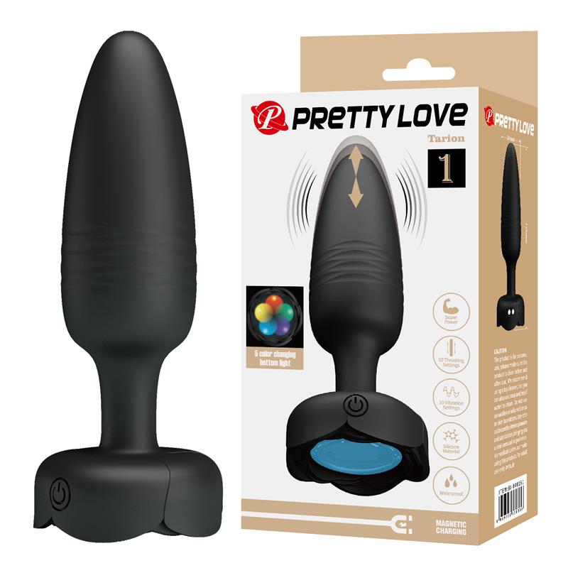 PRETTYLOVE - TARION PLUG ANAL CON VIBRACIÓN Y THRUSTING
