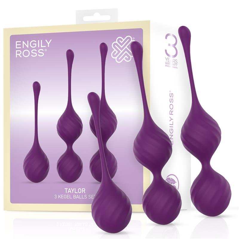 ENGILY ROSS - TAYLOR 2.0 BOLAS KEGEL SILICONA PÚRPURA
