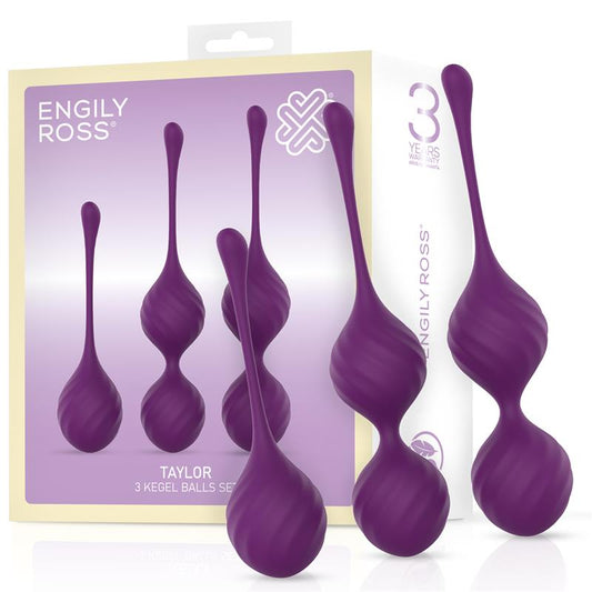 ENGILY ROSS - TAYLOR 2.0 BOLAS KEGEL SILICONA PÚRPURA