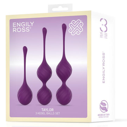 ENGILY ROSS - TAYLOR 2.0 BOLAS KEGEL SILICONA PÚRPURA