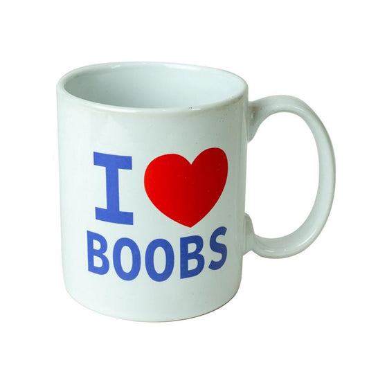 SPENCER & FLEETWOOD - TAZA DE CERÁMICA I LOVE BOOBS