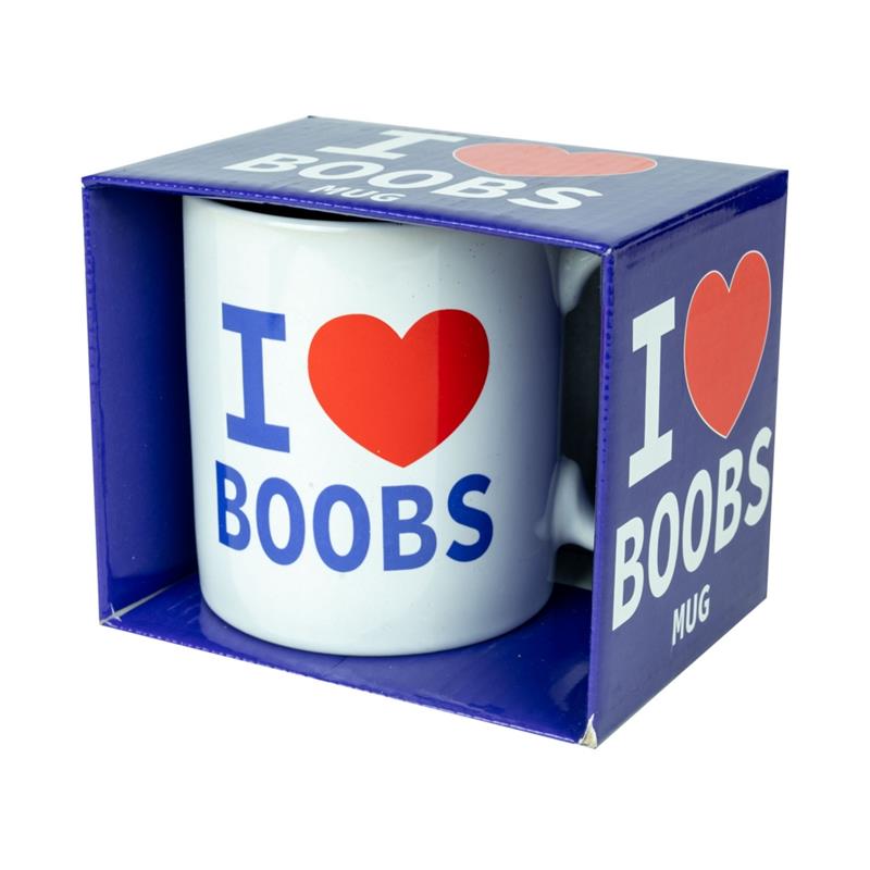 SPENCER & FLEETWOOD - TAZA DE CERÁMICA I LOVE BOOBS