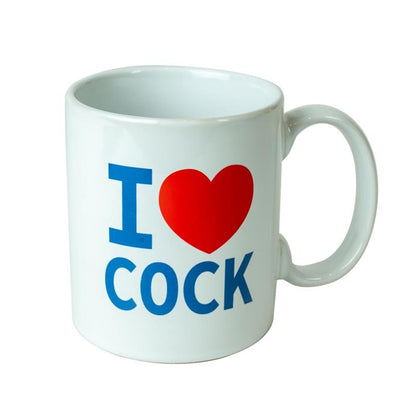 SPENCER & FLEETWOOD - TAZA DE CERÁMICA I LOVE COCK