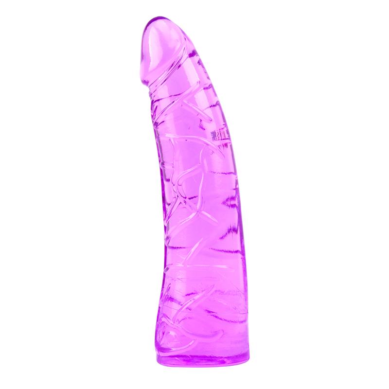 CHISA - TEASER JELLY DILDO 18.6CM PURPURA