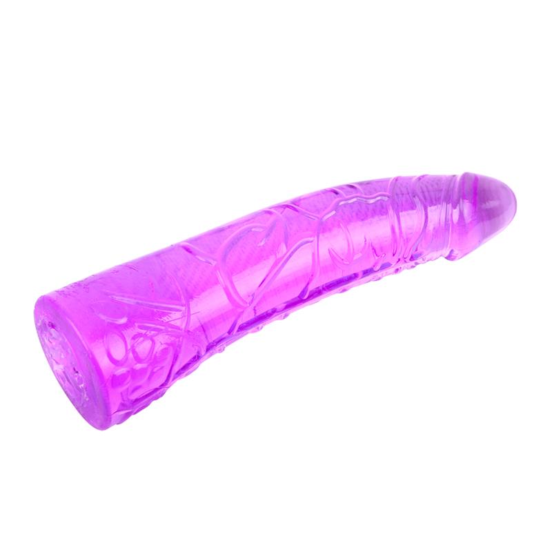CHISA - TEASER JELLY DILDO 18.6CM PURPURA