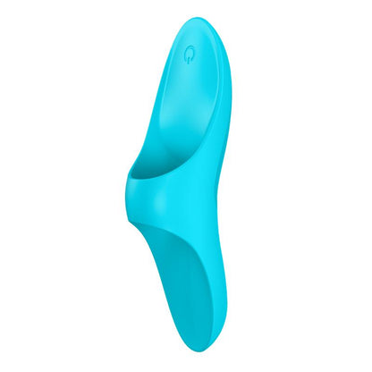 SATISFYER - TEASER VIBRADOR PARA EL DEDO LIGHT BLUE