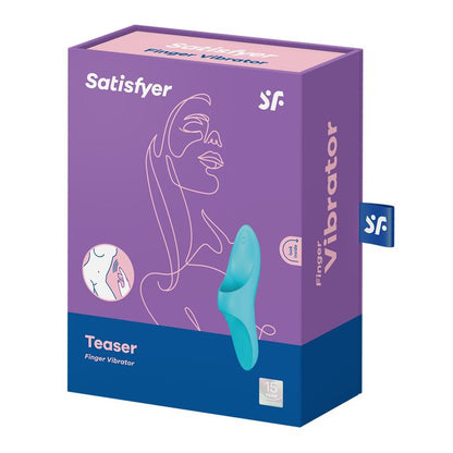 SATISFYER - TEASER VIBRADOR PARA EL DEDO LIGHT BLUE