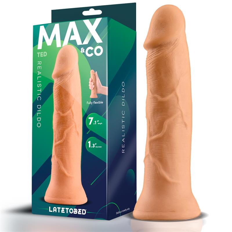 MAX & CO - TED DILDO REALISTA 7.1 NATURAL