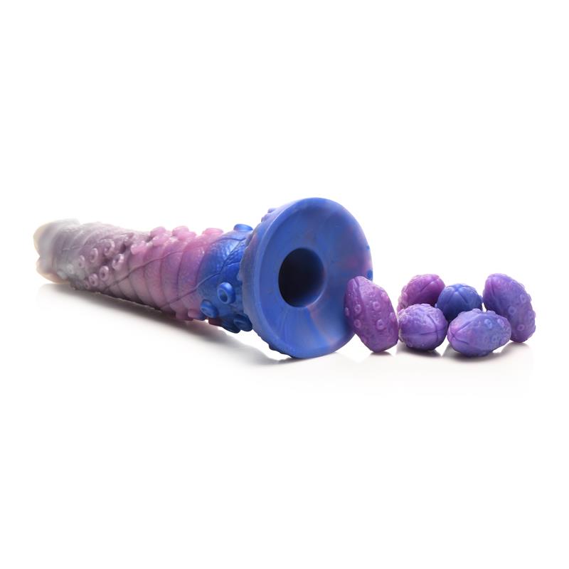 CREATURE COCKS - TENTA-QUEEN DILDO OVIPOSITOR CON 6 HUEVOS