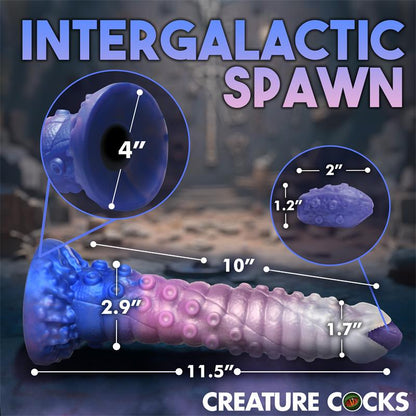 CREATURE COCKS - TENTA-QUEEN DILDO OVIPOSITOR CON 6 HUEVOS