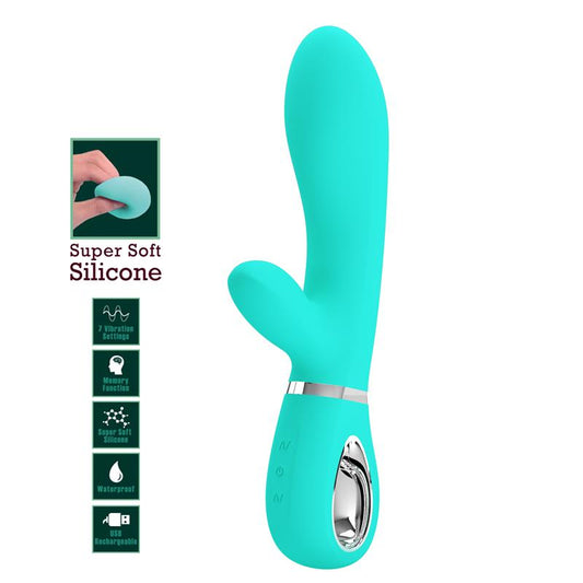 PRETTYLOVE - THOMAS VIBRADOR PUNTO-G AQUA