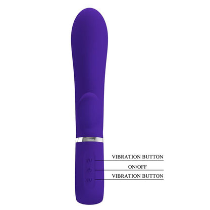 PRETTYLOVE - THOMAS VIBRADOR PUNTO-G PÚRPURA