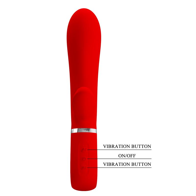 PRETTYLOVE - THOMAS VIBRADOR PUNTO-G ROJO