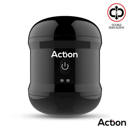 ACTION - THOR MASTURBADOR CON VIBRACIÓN DOBLE ORIFICIO