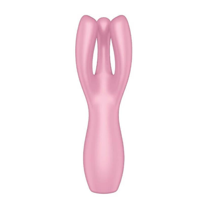 SATISFYER - THREESOME 3 LAY-ON VIBRADOR 3 MOTORES ROSA