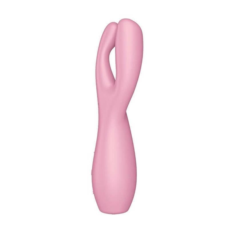 SATISFYER - THREESOME 3 LAY-ON VIBRADOR 3 MOTORES ROSA