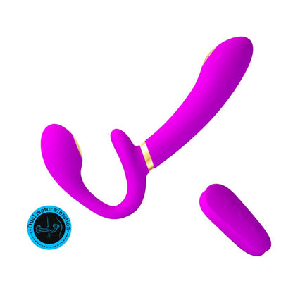 PRETTYLOVE - THUNDERBIRD VIBRADOR PARA PAREJAS SIN ARNÉS CON CONTROL REMOTO