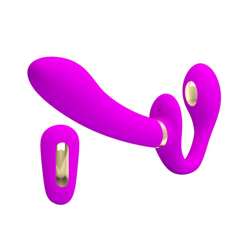 PRETTYLOVE - THUNDERBIRD VIBRADOR PARA PAREJAS SIN ARNÉS CON CONTROL REMOTO