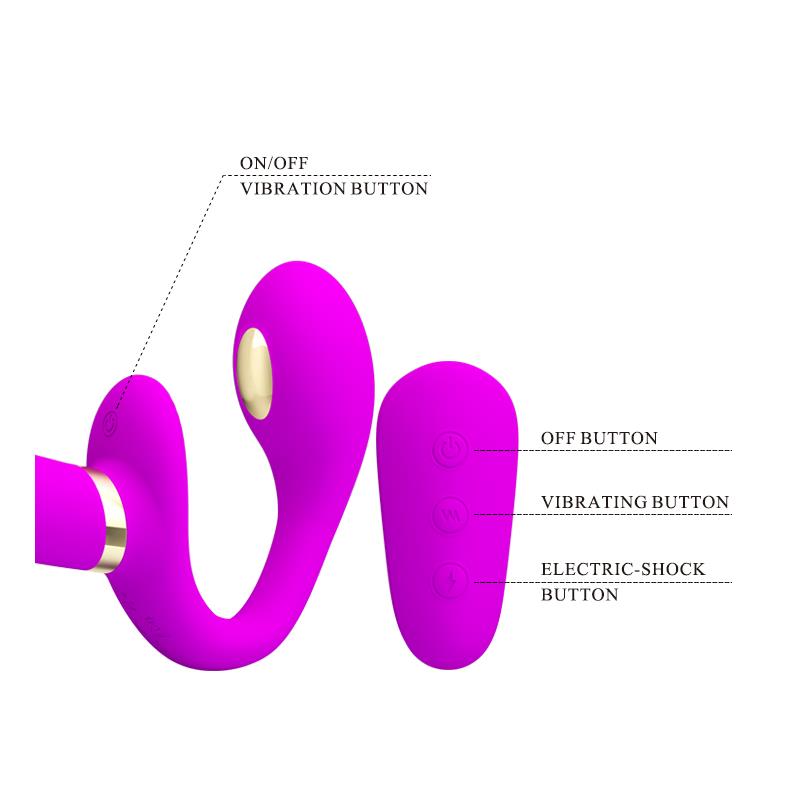PRETTYLOVE - THUNDERBIRD VIBRADOR PARA PAREJAS SIN ARNÉS CON CONTROL REMOTO