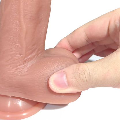 CENTAURO - TIBERIO DILDO REALISTA TURBO SHAKING CON THRUSTING, ROTACIÓN 360º Y CONTROL REMOTO SILICONA LÍQUIDA