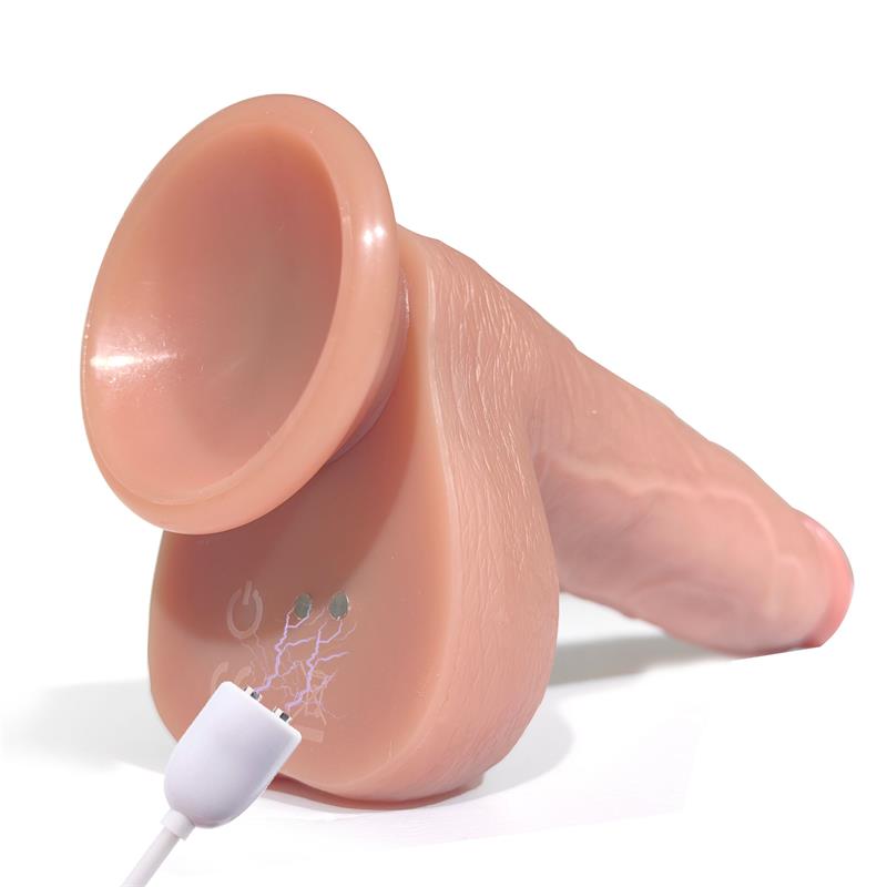CENTAURO - TIBERIO DILDO REALISTA TURBO SHAKING CON THRUSTING, ROTACIÓN 360º Y CONTROL REMOTO SILICONA LÍQUIDA