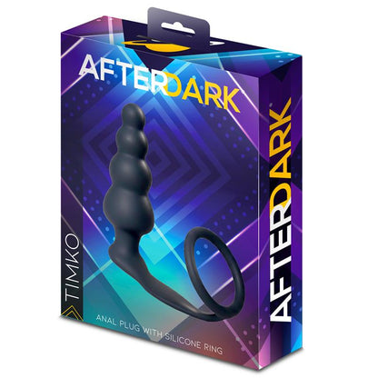 AFTERDARK - TIMKO PLUG ANAL CON ANILLO DE SILICONA