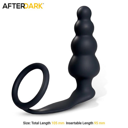 AFTERDARK - TIMKO PLUG ANAL CON ANILLO DE SILICONA