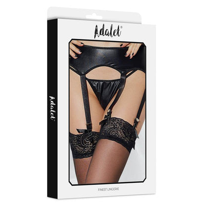 ADALET LINGERIE - TINA SET DE LIGUERO 3 TIRAS Y TANGA