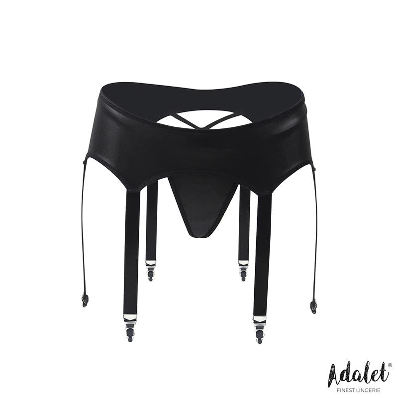 ADALET LINGERIE - TINA SET DE LIGUERO 3 TIRAS Y TANGA