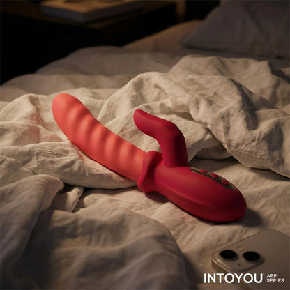 INTOYOU APP SERIES - TINGLY VIBRADOR CON FINGER Y MOVIMIENTO WAVING CON APP