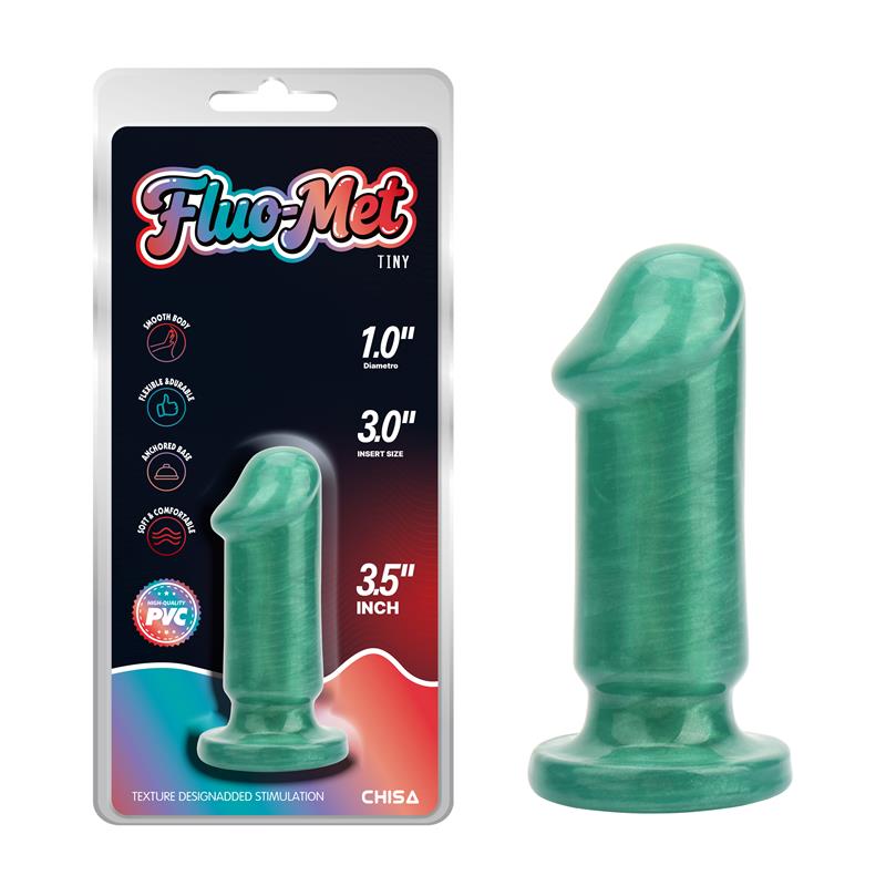 CHISA - TINY GREEN PLUG ANAL VERDE 3.5 - 9CM