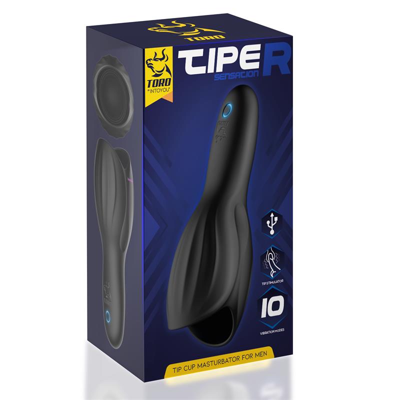 MINOTHOR - TIPER COPA MASTURBADORA PARA EL PENE SILICONA USB