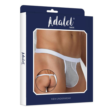 ADALET MAN - TITAN TANGA DE REJILLA TALLA ÚNICA BLANCO