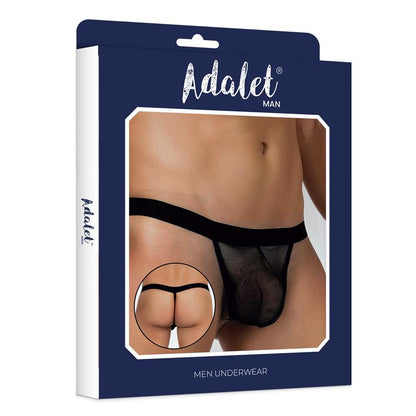 ADALET MAN - TITAN TANGA DE REJILLA TALLA ÚNICA NEGRO