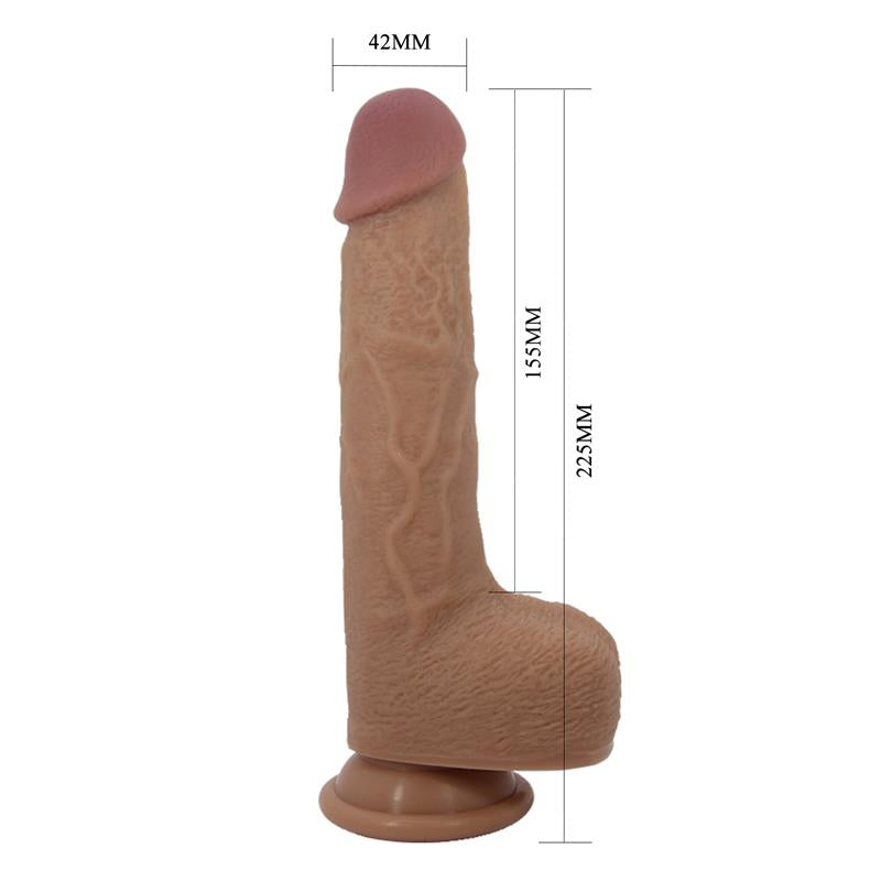 PRETTY LOVE - TOMMY DILDO REALISTA VIBRADOR 22.5 CM