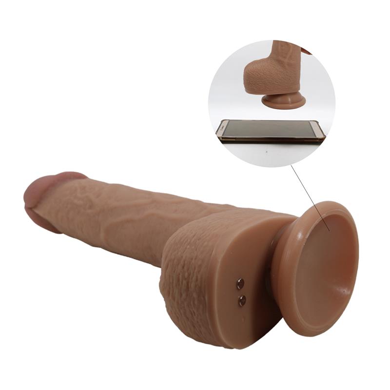 PRETTYLOVE - TOMMY DILDO REALISTA CON VIBRACIÓN Y THRUSTING CON CONTORL REMOTO