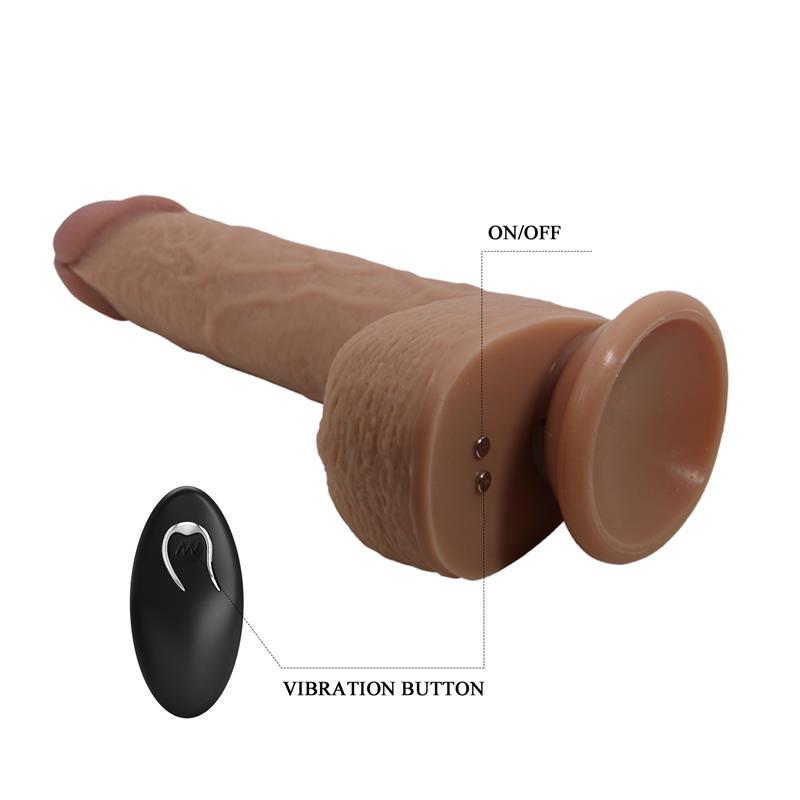 PRETTY LOVE - TOMMY DILDO REALISTA VIBRADOR 22.5 CM