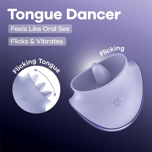 SATISFYER - TONGUE DANCER LILA